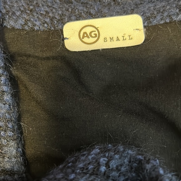 AG Adriano Goldschmied Open Front Blue Cardigan Mohair size Small - Picture 8 of 12